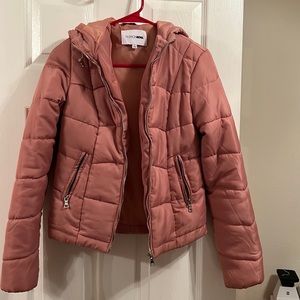 Light pink winter coat